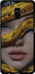 TPU чехол Обійми змії для Samsung Galaxy A8 Plus 2018 A730F - 6081b-1345 изображение 