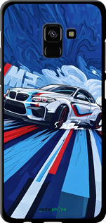 TPU чехол БМВ для Samsung Galaxy A8 Plus 2018 A730F - 6292b-1345 изображение 