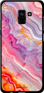 TPU чехол Мрамор 2 для Samsung Galaxy A8 Plus 2018 A730F - 6307b-1345 изображение 