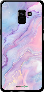 TPU чехол Нежный мрамор для Samsung Galaxy A8 Plus 2018 A730F - 6310b-1345 изображение 