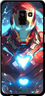 TPU чехол Железный человек для Samsung Galaxy A8 Plus 2018 A730F - 6372b-1345 изображение 