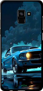 TPU чехол Форд мустанг для Samsung Galaxy A8 Plus 2018 A730F - 6374b-1345 изображение 
