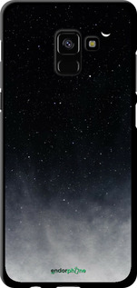 TPU чехол Голубые облака, Голубая луна для Samsung Galaxy A8 Plus 2018 A730F - 6396b-1345 изображение 