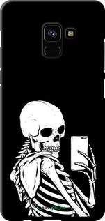 TPU чехол Скелет робить Selfie для Samsung Galaxy A8 Plus 2018 A730F - 6535b-1345 изображение 