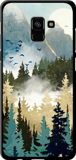 TPU чехол С изображением лесного пейзажа для Samsung Galaxy A8 Plus 2018 A730F - 6548b-1345 изображение 