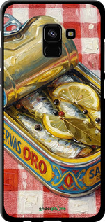 TPU чехол Vintage Sardine Tin Phone для Samsung Galaxy A8 Plus 2018 A730F - 6772b-1345 изображение 