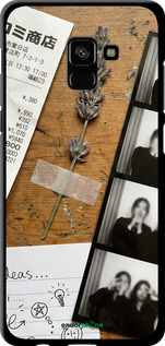 TPU чехол Aesthetic Scrapbook Collage для Samsung Galaxy A8 Plus 2018 A730F - 6773b-1345 изображение 