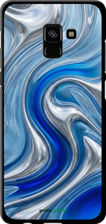 TPU чехол Liquid Chrome для Samsung Galaxy A8 Plus 2018 A730F - 6781b-1345 изображение 