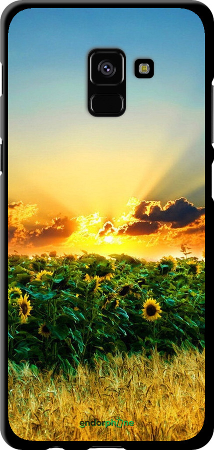 

TPU чорний чохол "Україна" для Samsung Galaxy A8 Plus 2018 A730F