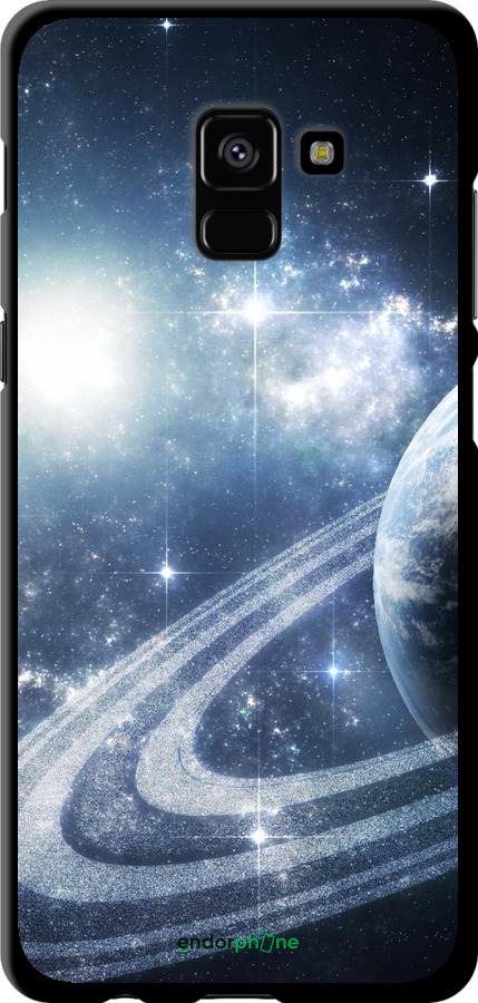 TPU чехол Кольца Сатурна для Samsung Galaxy A8 Plus 2018 A730F - 173b-1345 изображение 