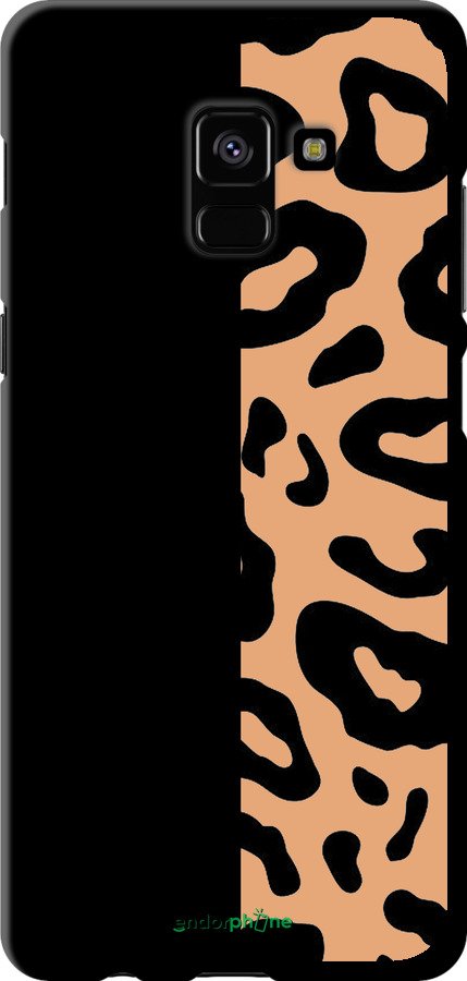 TPU чехол Пятна леопарда для Samsung Galaxy A8 Plus 2018 A730F - 4269b-1345 изображение 