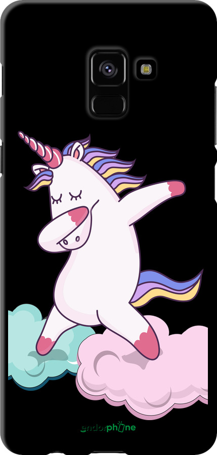 TPU чехол Единорог для Samsung Galaxy A8 Plus 2018 A730F - 4702b-1345 изображение 
