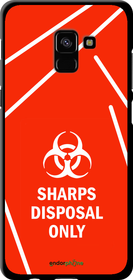 TPU чехол biohazard 27 для Samsung Galaxy A8 Plus 2018 A730F - 4843b-1345 изображение 