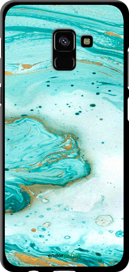 TPU чехол Мраморный для Samsung Galaxy A8 Plus 2018 A730F - 4895b-1345 изображение 