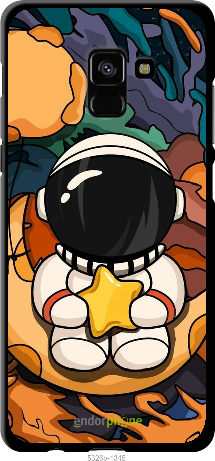 TPU чехол Астронавт и звезда для Samsung Galaxy A8 Plus 2018 A730F - 5326b-1345 изображение 