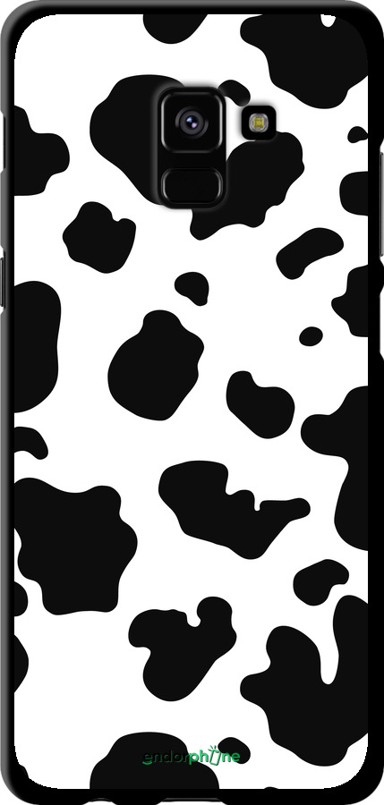 TPU чехол Шкура коровы для Samsung Galaxy A8 Plus 2018 A730F - 5576b-1345 изображение 