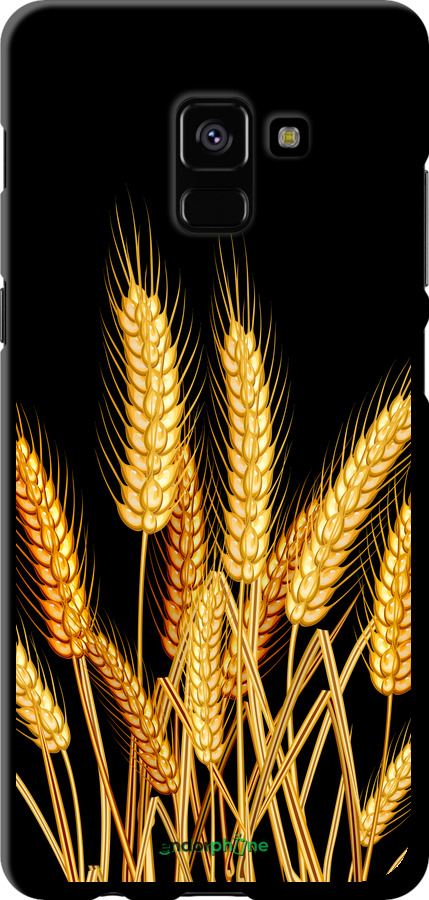TPU чехол Колоски пшеници для Samsung Galaxy A8 Plus 2018 A730F - 5866b-1345 изображение 