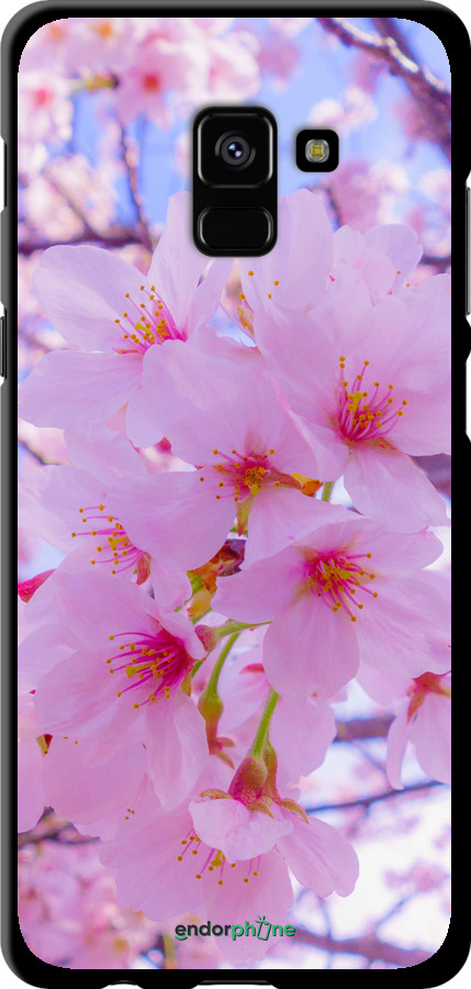 TPU чехол Сакура для Samsung Galaxy A8 Plus 2018 A730F - 6029b-1345 изображение 