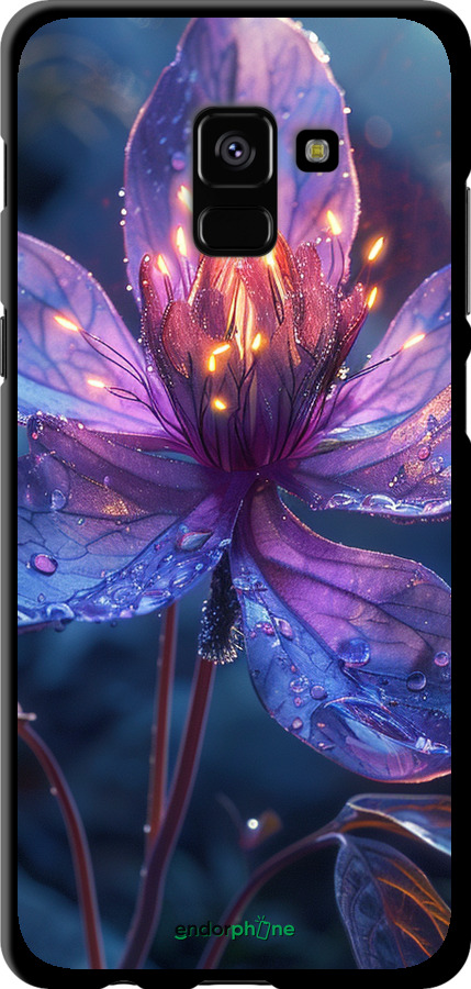 TPU чехол Магічна квітка для Samsung Galaxy A8 Plus 2018 A730F - 6038b-1345 изображение 