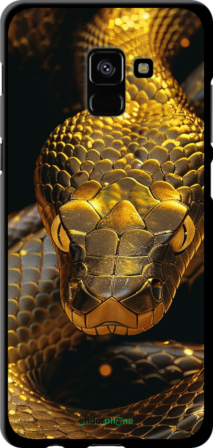 

TPU чохол "Golden snake" для Samsung Galaxy A8 Plus 2018 A730F, Жовтий
