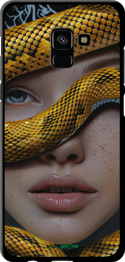 TPU чехол Обійми змії для Samsung Galaxy A8 Plus 2018 A730F - 6081b-1345 изображение 