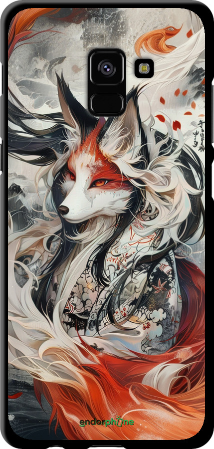 TPU чехол Дух кицуне для Samsung Galaxy A8 Plus 2018 A730F - 6107b-1345 изображение 