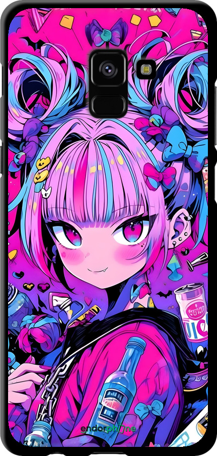TPU чехол Аниме милаха для Samsung Galaxy A8 Plus 2018 A730F - 6314b-1345 изображение 