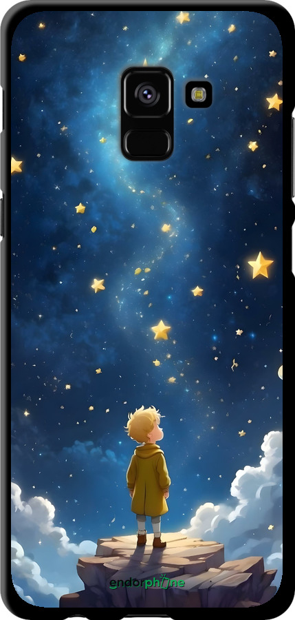 TPU чехол Маленький принц для Samsung Galaxy A8 Plus 2018 A730F - 6326b-1345 изображение 