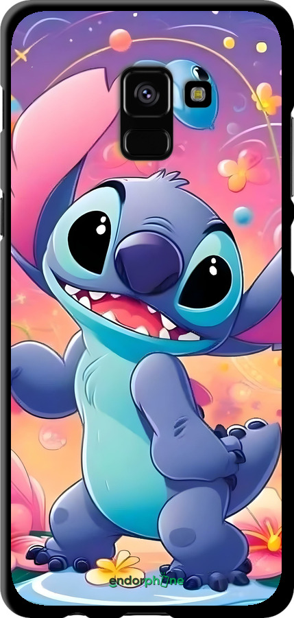 TPU чехол Стич 2 для Samsung Galaxy A8 Plus 2018 A730F - 6371b-1345 изображение 
