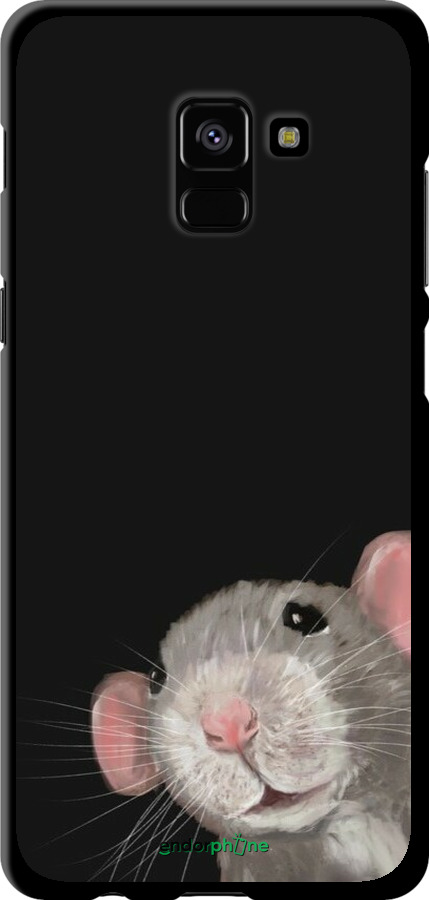 TPU чехол The Peeking Rat для Samsung Galaxy A8 Plus 2018 A730F - 6442b-1345 изображение 