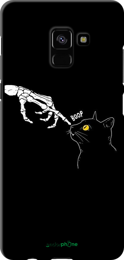 TPU чехол Кішка для Samsung Galaxy A8 Plus 2018 A730F - 6505b-1345 изображение 