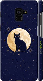 3D пластиковый матовый чехол 'Cute Cat Celestial/Witchy' для Samsung Galaxy A8 Plus 2018 A730F изображение 5