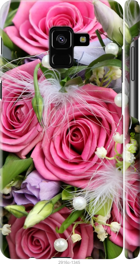 

3D пластиковий матовий чохол "Ніжність" для Samsung Galaxy A8 Plus 2018 A730F, Рожевий