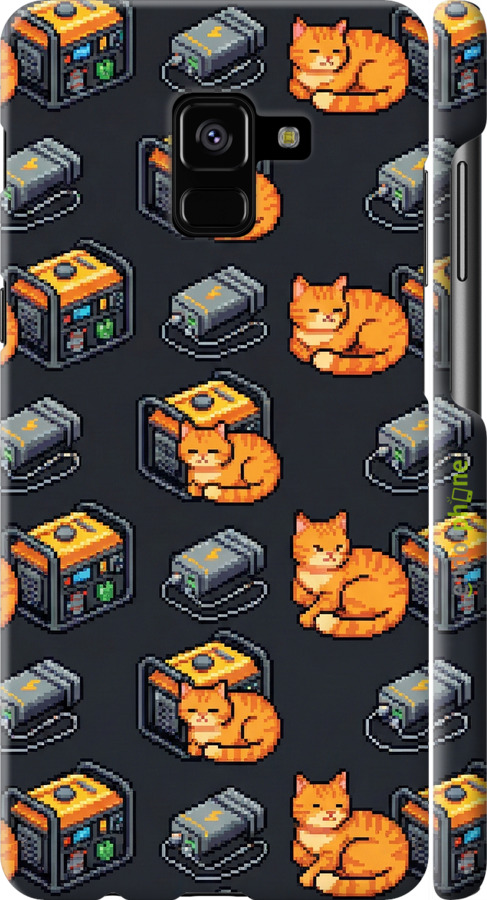 3D пластиковый матовый чехол Autonomous Zone для Samsung Galaxy A8 Plus 2018 A730F - 6771m-1345 изображение 