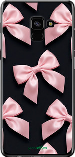 2D пластиковий чехол Coquette Ribbons Dark Coquette для Samsung Galaxy A8 Plus 2018 A730F - 6767t-1345 изображение 