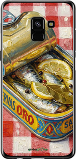 2D пластиковый чехол Vintage Sardine Tin Phone для Samsung Galaxy A8 Plus 2018 A730F - 6772t-1345 изображение 