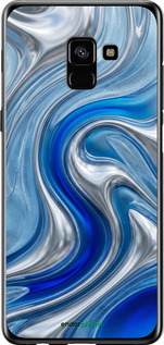 2D пластиковий чехол Liquid Chrome для Samsung Galaxy A8 Plus 2018 A730F - 6781t-1345 изображение 