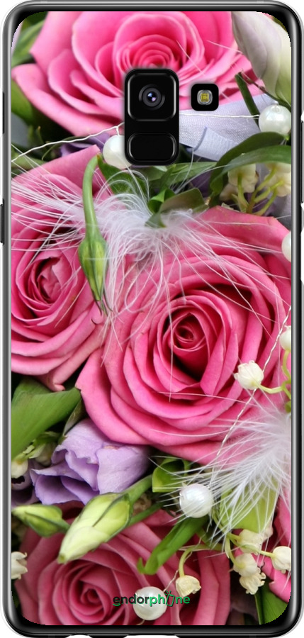 

Силіконовий чохол "Ніжність" для Samsung Galaxy A8 Plus 2018 A730F, Рожевий