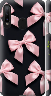 3D пластиковий матовий чехол Coquette Ribbons Dark Coquette для Samsung Galaxy A8S - 6767m-1636 изображение 