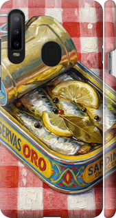 3D пластиковый матовый чехол Vintage Sardine Tin Phone для Samsung Galaxy A8S - 6772m-1636 изображение 