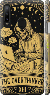 3D пластиковый матовый чехол The Overthinker для Samsung Galaxy A8S - 6774m-1636 изображение 