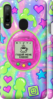 3D пластиковий матовий чохол 'Y2K Aesthetic Retro Pet: Годуй мене кавою' для Samsung Galaxy A8S зображення 5