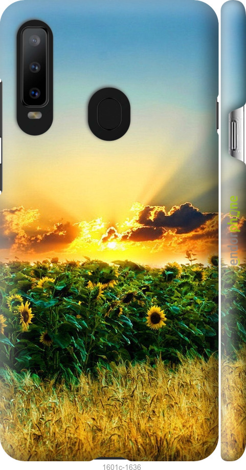 

3D пластиковий матовий чохол "Україна" для Samsung Galaxy A8S