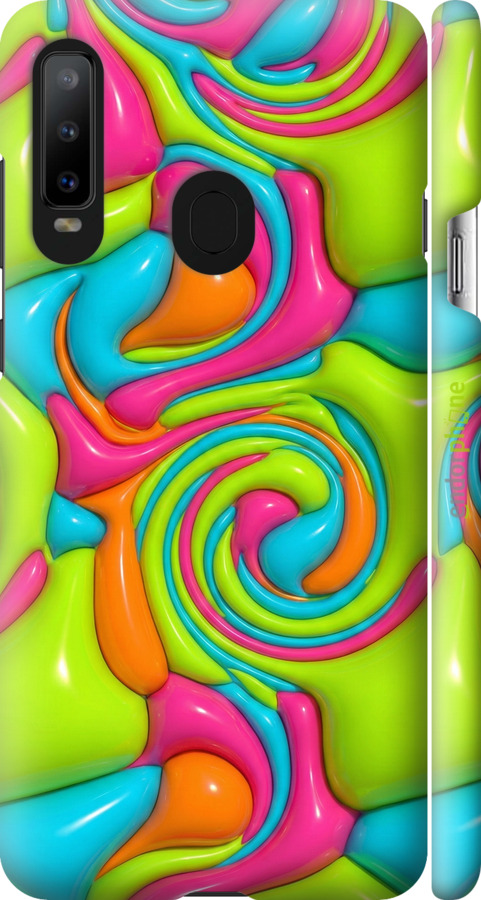 3D пластиковий матовий чехол Y2K Jelly Dream для Samsung Galaxy A8S - 6780m-1636 изображение 