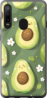 Силиконовый чехол Авокадо для Samsung Galaxy A8S - 6380u-1636 изображение 