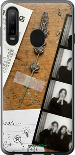 Силиконовый чехол Aesthetic Scrapbook Collage для Samsung Galaxy A8S - 6773u-1636 изображение 