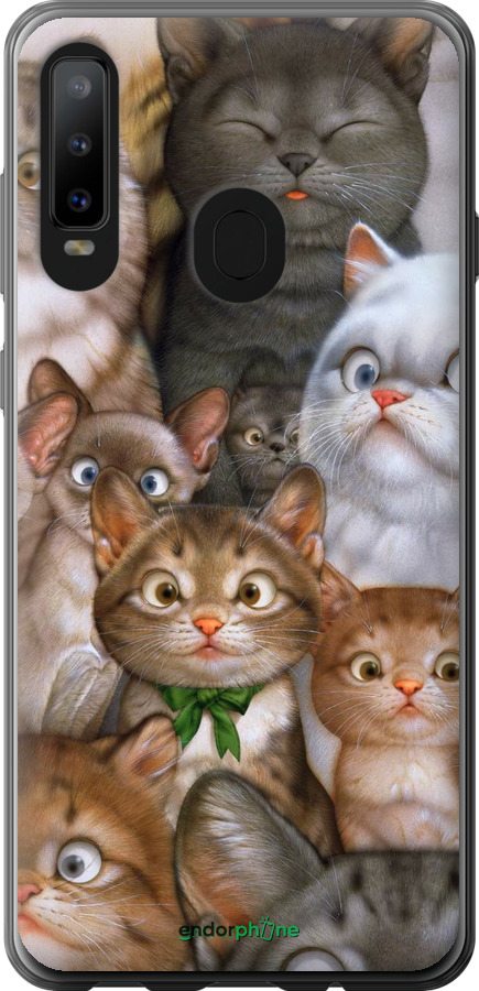 

Силіконовий чохол "Коти" для Samsung Galaxy A8S