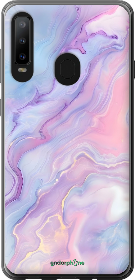 Силіконовий чехол Нежный мрамор для Samsung Galaxy A8S - 6310u-1636 изображение 