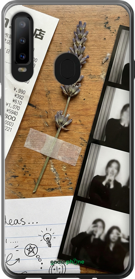 Силиконовый чехол Aesthetic Scrapbook Collage для Samsung Galaxy A8S - 6773u-1636 изображение 