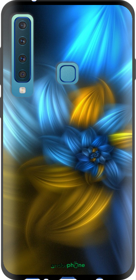 

TPU чорний чохол "Візерунок 46" для Samsung Galaxy A9 (2018), Синій